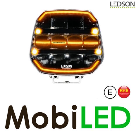 LEDSON Ledson Epix9+ 9" 180W spotlight with position light white/amber and flash White E-mark LEDSON Ledson Epix9+ 9" 180W spotlight with position light white/amber and flash White E-mark