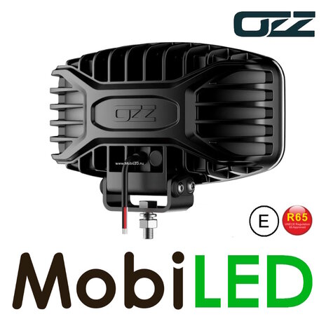 OZZ OZZ ovale verstraler met positielicht en flitser Zwart E-keur OZZ OZZ ovale verstraler met positielicht en flitser Zwart E-keur