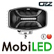 OZZ OZZ Oval spotlight with position light and flash White E-mark
