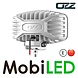 OZZ OZZ Oval spotlight with position light and flash White E-mark