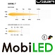 LAZER Lazer Sentinel standard 7 " 60 watts black E-mark LAZER Lazer Sentinel standard 7 " 60 watts black E-mark