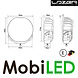 LAZER Lazer Sentinel verstraler wit Elite 9" 145 watt E-keur LAZER Lazer Sentinel verstraler wit Elite 9" 145 watt E-keur