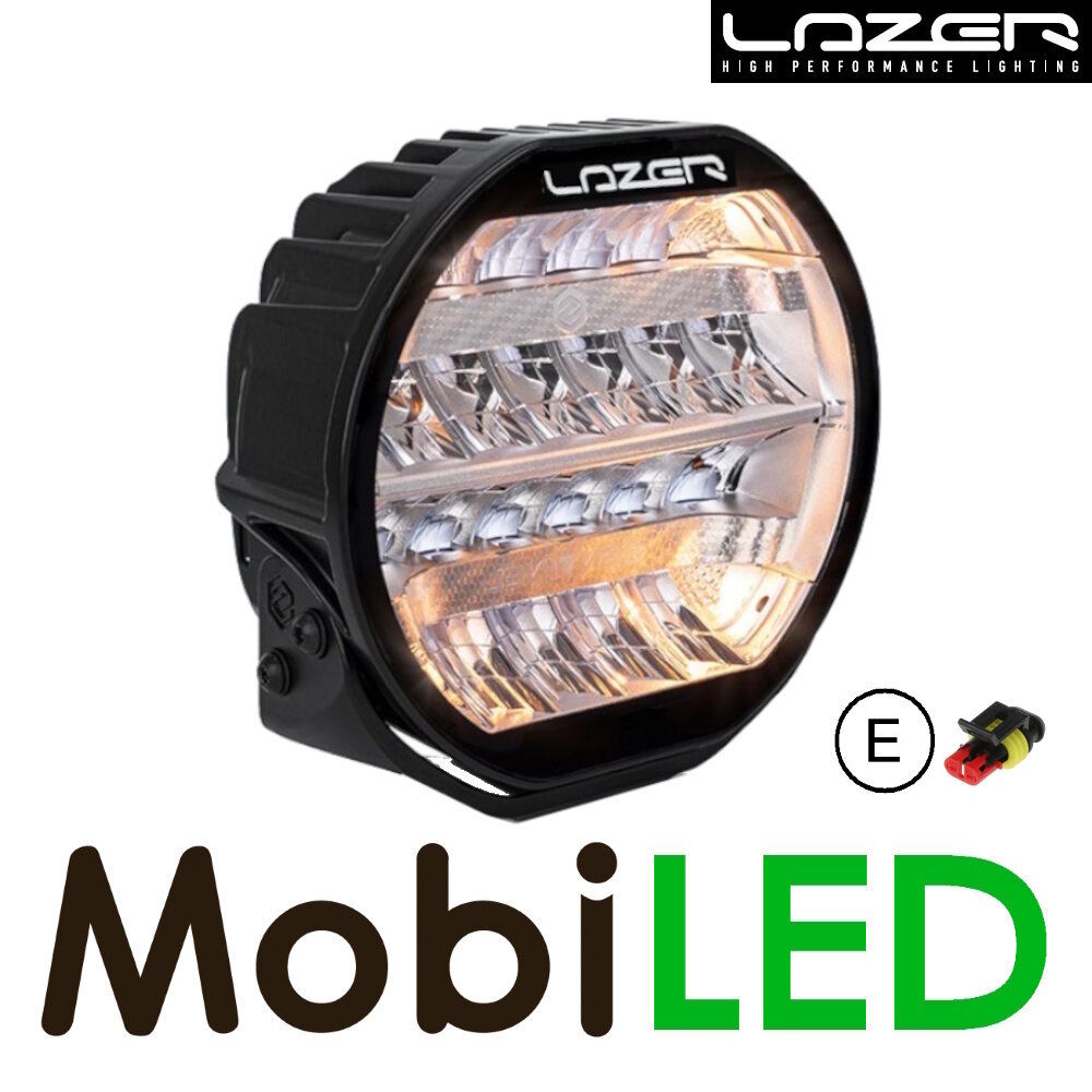 LAZER Lazer Sentinel projecteur loin standard avec feu de position Chrome 9" 87 watts E-marque LAZER Lazer Sentinel projecteur loin standard avec feu de position Chrome 9" 87 watts E-marque