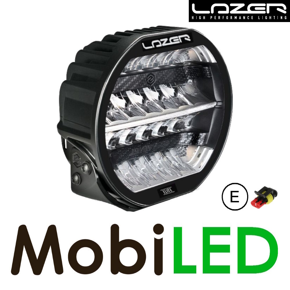 LAZER Lazer Sentinel spot light black Elite 9" 145 watts E-mark