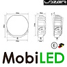 LAZER Lazer Sentinel spot light black Elite 9" 145 watts E-mark LAZER Lazer Sentinel spot light black Elite 9" 145 watts E-mark