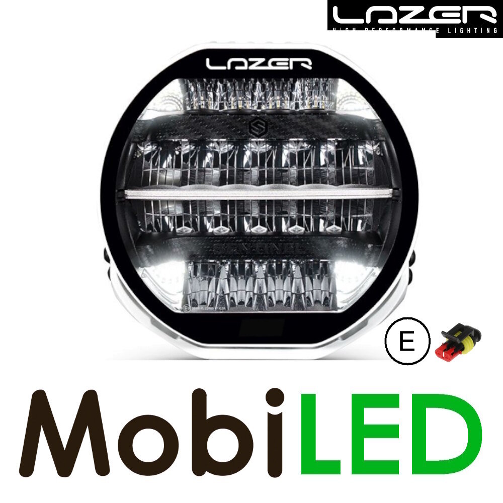 LAZER Lazer Sentinel projecteur standard avec feu de position Blanc 9" 87 watts E-marque LAZER Lazer Sentinel projecteur standard avec feu de position Blanc 9" 87 watts E-marque