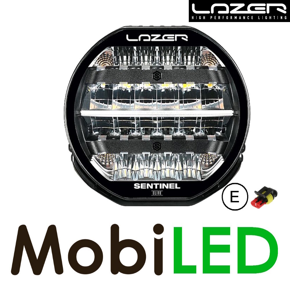 LAZER Lazer Sentinel spot light Black elite 9 inch 145 watts gen2 E-mark LAZER Lazer Sentinel spot light Black elite 9 inch 145 watts gen2 E-mark