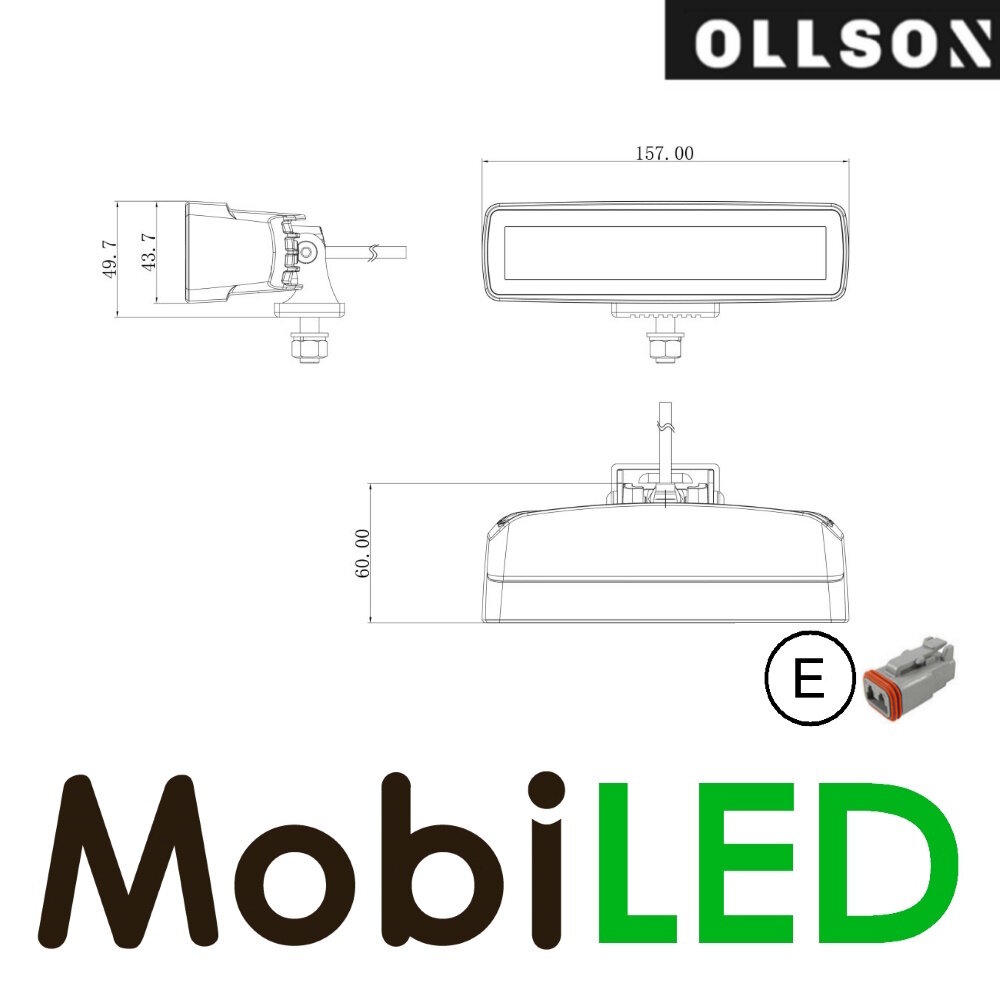 Ollson 30 watts Edge-less spot light E-mark Ollson 30 watts Edge-less spot light E-mark