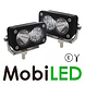 Mini LED combi beamers set of two pieces E-mark Mini LED combi beamers set of two pieces E-mark