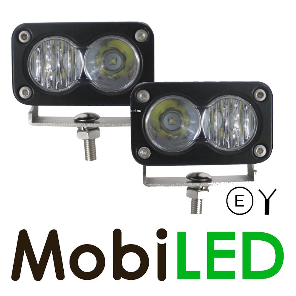 Mini LED combistralers set van twee stuks E-keur