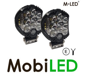 M-LED Ensemble Baja's  avec feu de position 2 x 7 pouces
