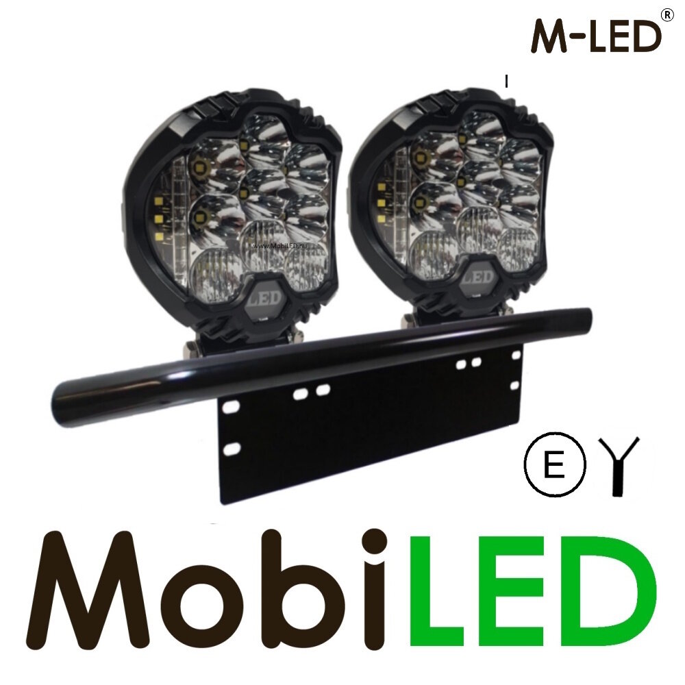 M-LED M-LED Baja bumper mount set 2 x 7 inches with position light E-mark M-LED M-LED Baja bumper mount set 2 x 7 inches with position light E-mark