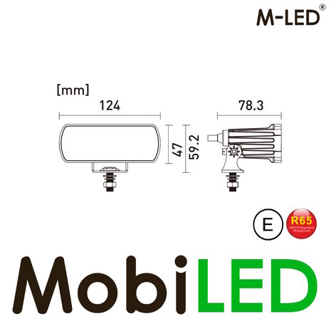 M-LED M-LED flood light with stroboscope surface mount E-mark M-LED M-LED flood light with stroboscope surface mount E-mark