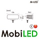M-LED M-LED flood light with stroboscope surface mount E-mark M-LED M-LED flood light with stroboscope surface mount E-mark