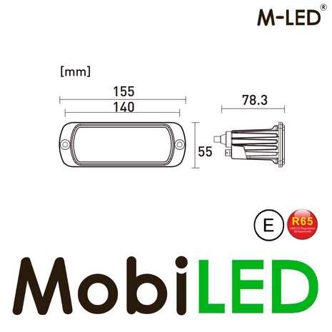M-LED M-LED flood light with stroboscope flush mount E-mark M-LED M-LED flood light with stroboscope flush mount E-mark