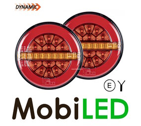 Set rear lights Hamburger 3 functions dynamic NEON look