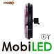 Dynamic round rear light neon look left "Hamburger" E-mark