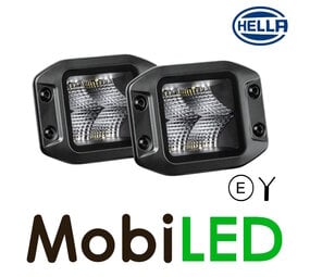Hella Set flood lights Cube Kit 3.2 inches Hella Set flood lights Cube Kit 3.2 inches