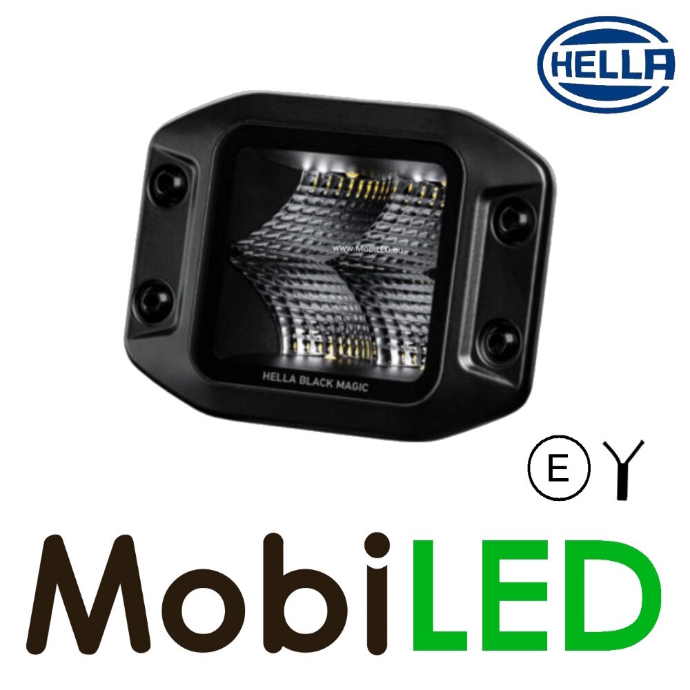 Hella Hella projecteur à faisceau large Cube Kit 3,2"/8 cm 40 watts encastré E-marque Hella Hella projecteur à faisceau large Cube Kit 3,2"/8 cm 40 watts encastré E-marque