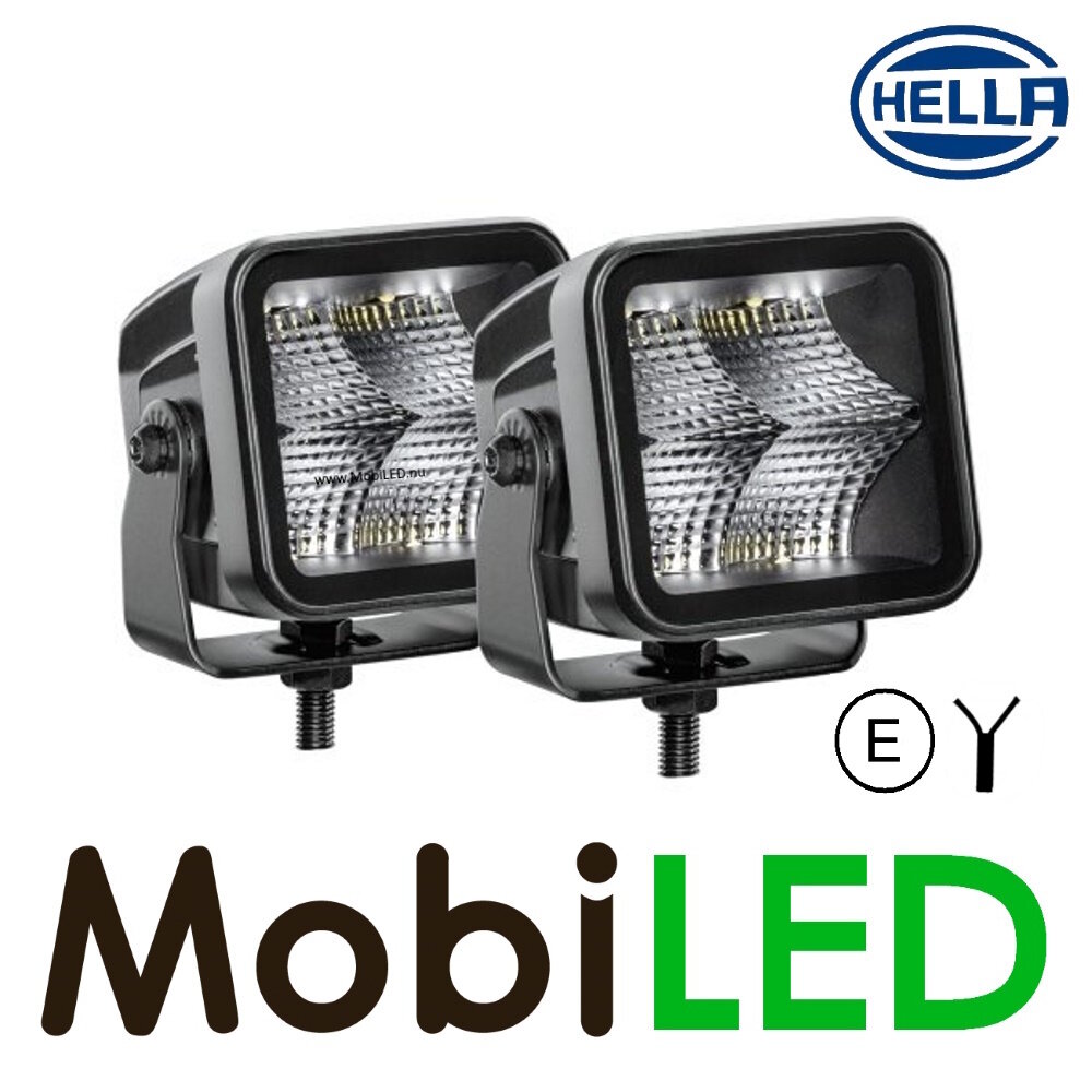Hella Hella floodlight Cube Kit 3.2" 40 watts surface E-mark