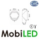 Hella Hella Luminator projecteur loin lampe de position métal E-marque Hella Hella Luminator projecteur loin lampe de position métal E-marque