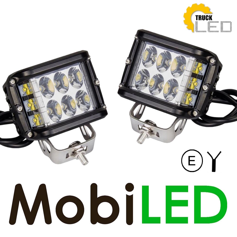 TruckLED Set side shooters 27 watts E-mark