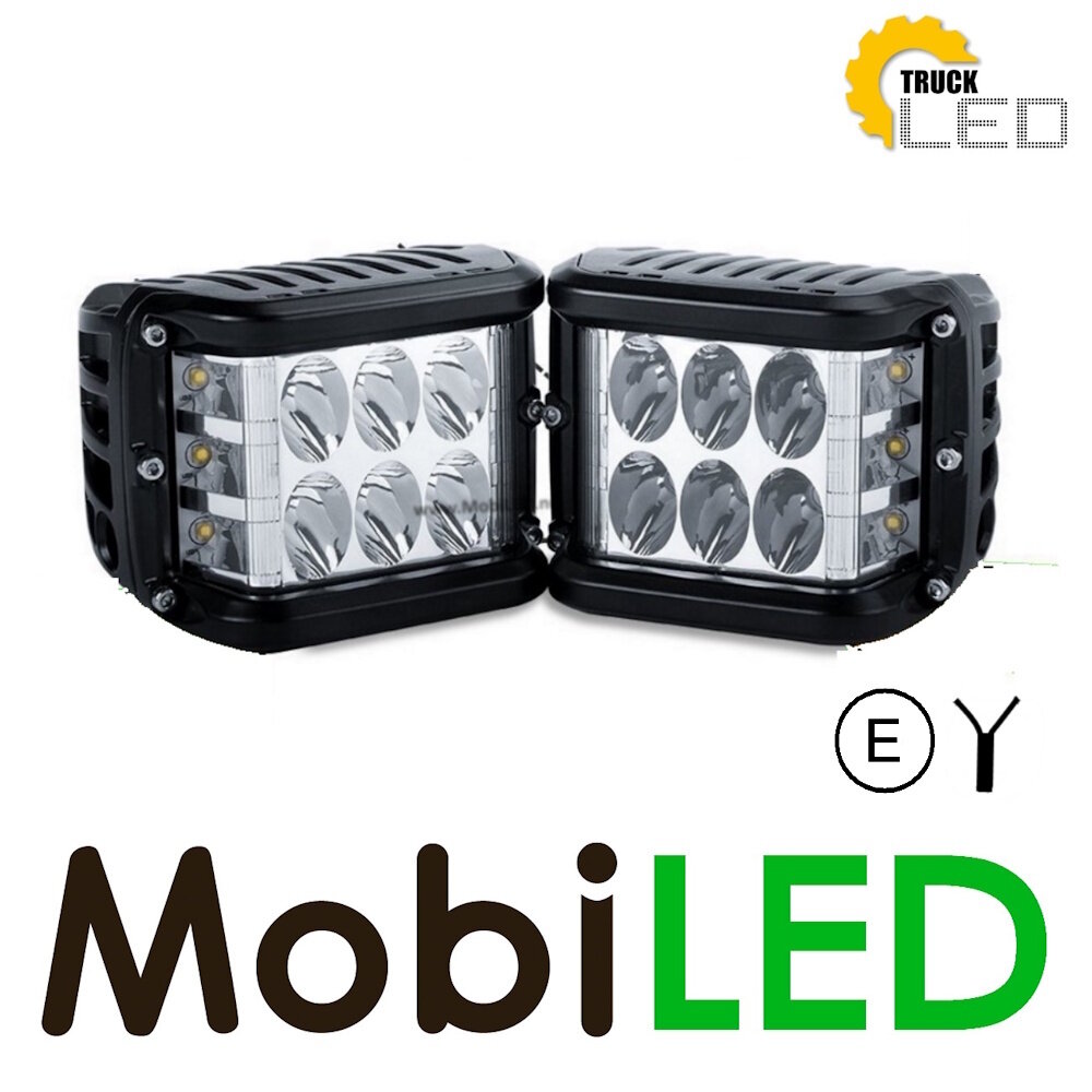TruckLED Set side shooters 27 watts E-mark