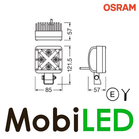 OSRAM Osram MX85-WD breedstraler 22W E-keur OSRAM Osram MX85-WD breedstraler 22W E-keur