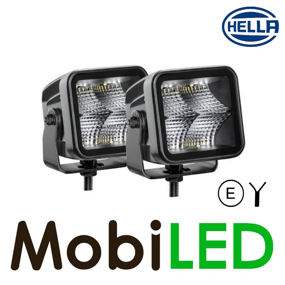 Hella Hella floodlight Cube Kit 2.7" 20 watts surface E-mark Hella Hella floodlight Cube Kit 2.7" 20 watts surface E-mark