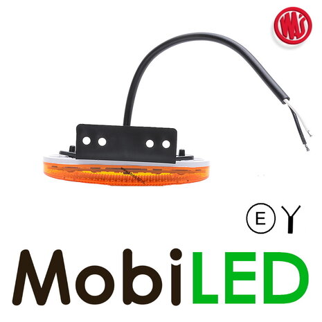 WAS WAS Zijmarkering multifunctionele lamp amber NEON look E-keur WAS WAS Zijmarkering multifunctionele lamp amber NEON look E-keur