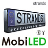 Strands Strands LED bar seamlessly integrated into the license plate holder Strands Strands LED bar seamlessly integrated into the license plate holder