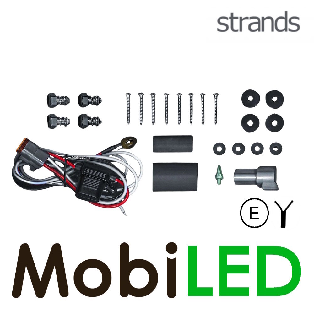 Strands Strands Barre LED parfaitement intégrée au support de plaque d'immatriculation Strands Strands Barre LED parfaitement intégrée au support de plaque d'immatriculation