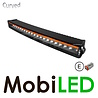 Flextra curved ledbar met wit, amber en rood positielicht 52cm Flextra curved ledbar met wit, amber en rood positielicht 52cm