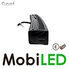 Flextra curved ledbar met wit, amber en rood positielicht 52cm Flextra curved ledbar met wit, amber en rood positielicht 52cm