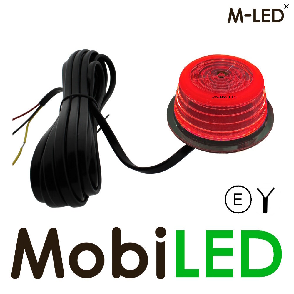 M-LED M-LED Lampe danoise unité Halo rouge/ambre E-marque