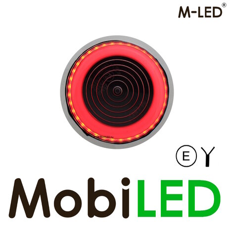 M-LED M-LED Lampe danoise unité Halo rouge/ambre E-marque