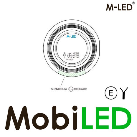 M-LED M-LED Lampe Danoise unité Halo blanc/ambre E-marque M-LED M-LED Lampe Danoise unité Halo blanc/ambre E-marque