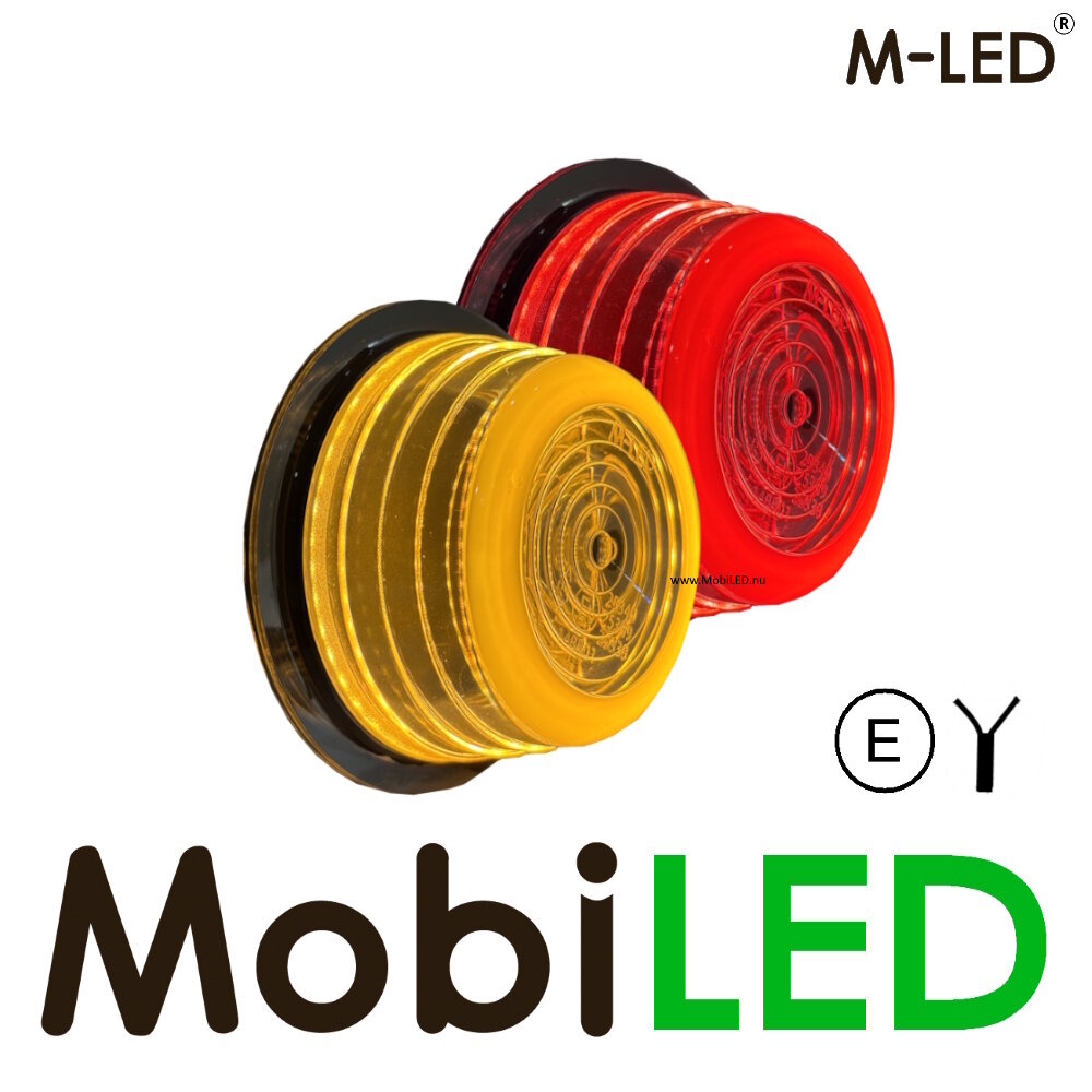 M-LED M-LED Lampe danoise unité Halo rouge/ambre E-marque