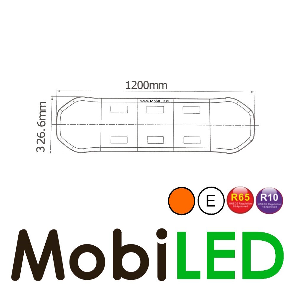 Flash Bar 1200 168 watts amber-white ECE R10-R65 Flash Bar 1200 168 watts amber-white ECE R10-R65
