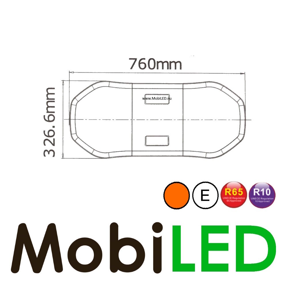 Barre Flash 760 118 watts Ambre-Blanc ECE R10-R65 Barre Flash 760 118 watts Ambre-Blanc ECE R10-R65