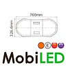 Flitsbalk 760 118 watt Amber-Wit ECE R10-R65 Flitsbalk 760 118 watt Amber-Wit ECE R10-R65