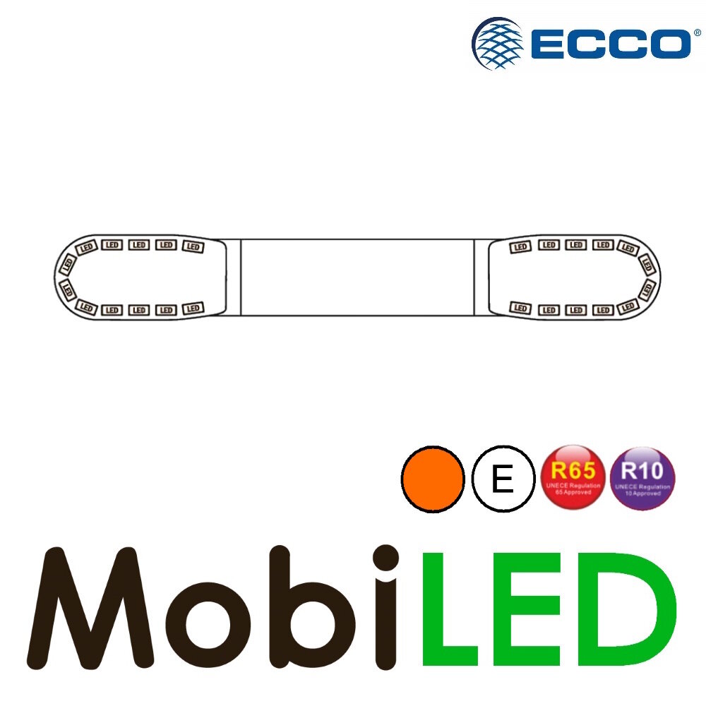 Ecco ECCO 13 series Flash bar 1250 mm amber lens Ecco ECCO 13 series Flash bar 1250 mm amber lens
