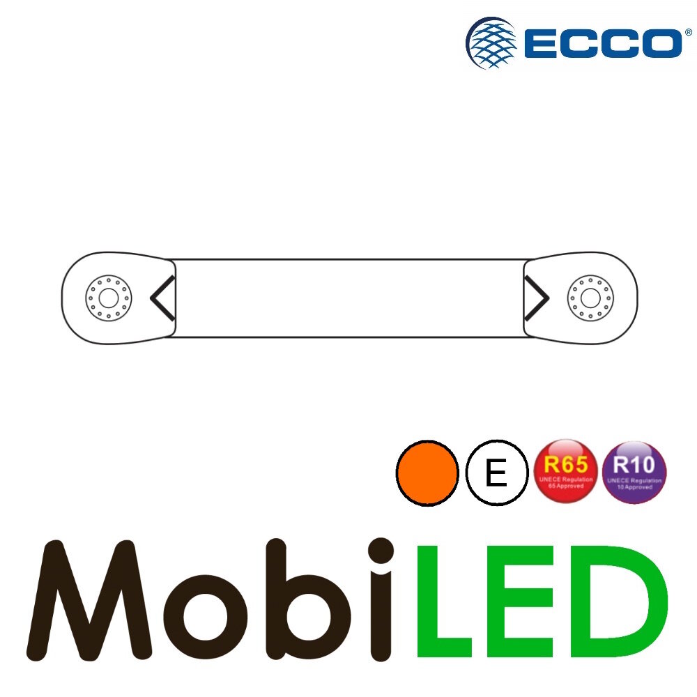 Ecco ECCO 6 serie Flitsbalk 1250 mm Amber Ecco ECCO 6 serie Flitsbalk 1250 mm Amber