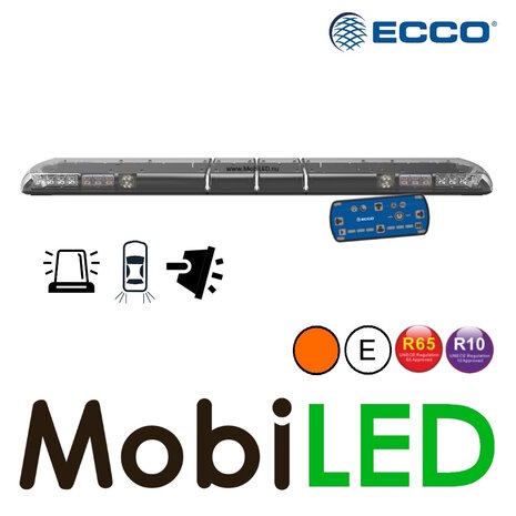 Ecco ECCO 12+ Serie Flitsbalk 1524 mm 8 leds, 2 werklampen en achterlichten Ecco ECCO 12+ Serie Flitsbalk 1524 mm 8 leds, 2 werklampen en achterlichten