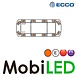 Ecco ECCO 12+ Series Flashbar 1070 mm 16 LEDs cable connection