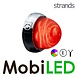 Strands Strands IZE LED Melon éclairage intérieur 6 modes de couleur E-marque Strands Strands IZE LED Melon éclairage intérieur 6 modes de couleur E-marque
