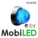 Strands Strands IZE LED Melon éclairage intérieur 6 modes de couleur E-marque Strands Strands IZE LED Melon éclairage intérieur 6 modes de couleur E-marque