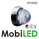 Strands Strands IZE LED Melon éclairage intérieur 6 modes de couleur E-marque Strands Strands IZE LED Melon éclairage intérieur 6 modes de couleur E-marque