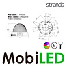 Strands Strands IZE LED Melon interieur verlichting 6 kleuren E-keur Strands Strands IZE LED Melon interieur verlichting 6 kleuren E-keur