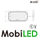 M-LED M-LED Interior light 12-30 volts rectangle E-mark